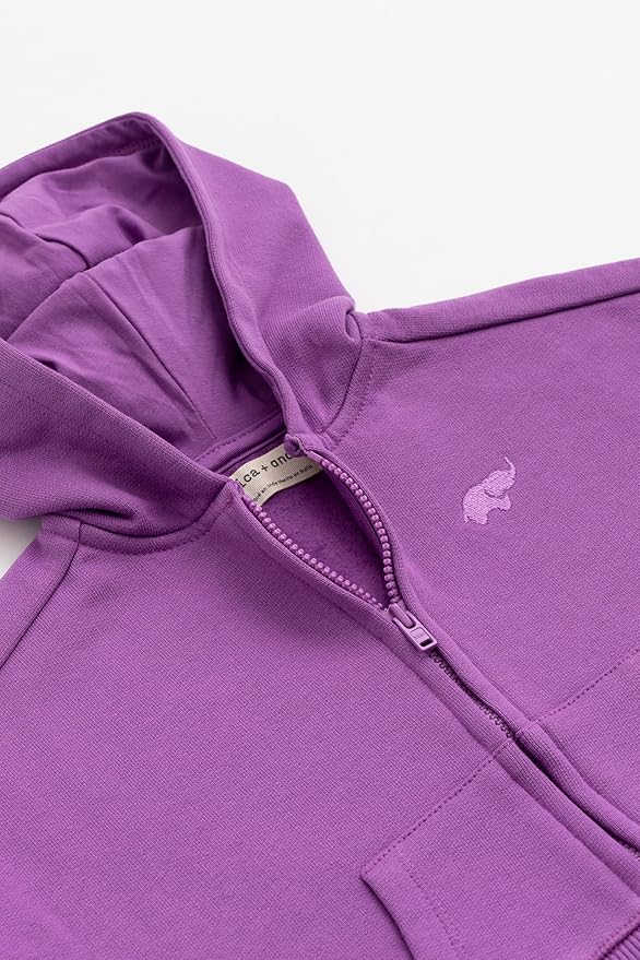 monica + andy Sporty Sweatsuit, 100% Organic Cotton Clothes for Boys & Girls, Outfit Sizes For Kids, Toddler & Infant