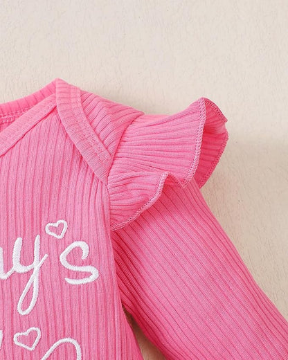 Newborn Baby Girl Clothes Infant Girl Outfits 0 3 6 12 18 Months Clothes for Girls Headband Clothing Set