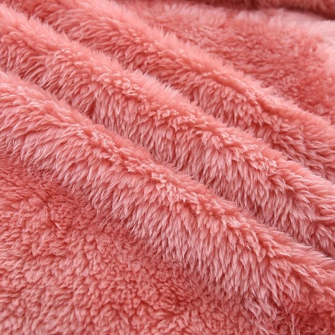 Newborn Baby Fleece Jumpsuit Unisex Infant Bear Hooded Onesie with Mitten Cuffs Winter Warm Snowsuit Outfit