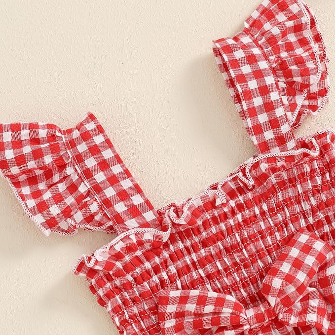 Newborn Baby Girl Bodysuit Sleeveless Halter Frill Romper One-piece Jumpsuit with Headband Summer Clothes Set