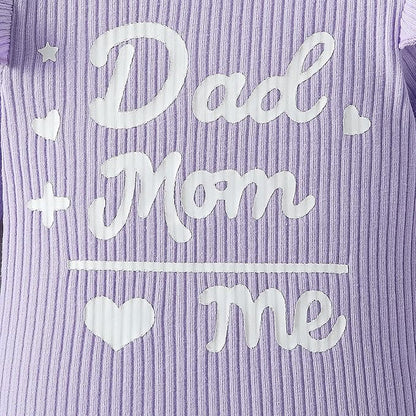 ChuYuKu Baby Girls Newborn Long Sleeve Romper Infant Winter Clothes Floral Pants Outfits with Headband & Mittens 0-6M