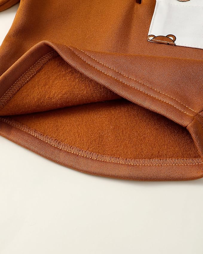 Toddler Baby Boy Clothes Infant Newborn Boy Outfit Long Sleeve Hoodie Sweatshirt Pants Fall Winter Clothes Set