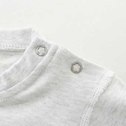 Baby Multicolor Short Sleeve T-Shirt Tee Summer Solid 100% Cotton Basic Clothes