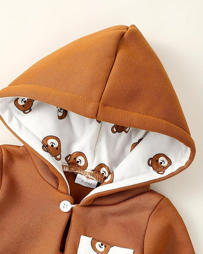 Toddler Baby Boy Clothes Infant Newborn Boy Outfit Long Sleeve Hoodie Sweatshirt Pants Fall Winter Clothes Set