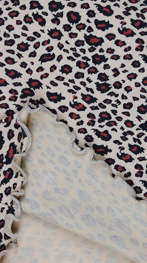 ToBeInStyle Girl's 4 Pack Ruffle Hem Cotton Tank Tops