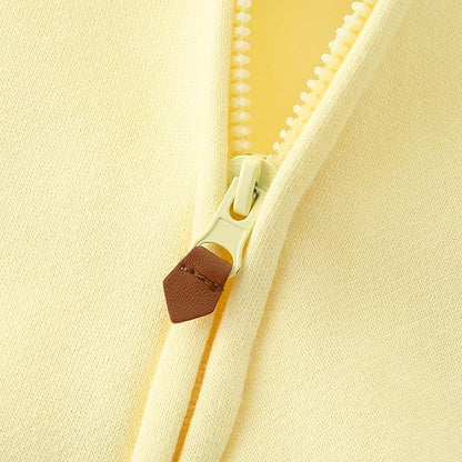 Baby Girls Boys Warm Adorable Hooded Zip Coat for Fall Spring Outerwear 3-24M Kids Jacket