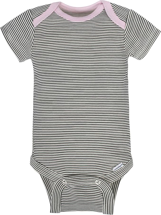 Gerber baby-girls 8-pack Short Sleeve Onesies Bodysuits