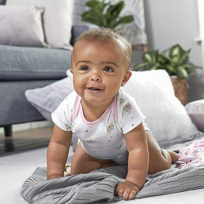 Gerber Unisex Baby 5-Pack Short-Sleeve Onesies