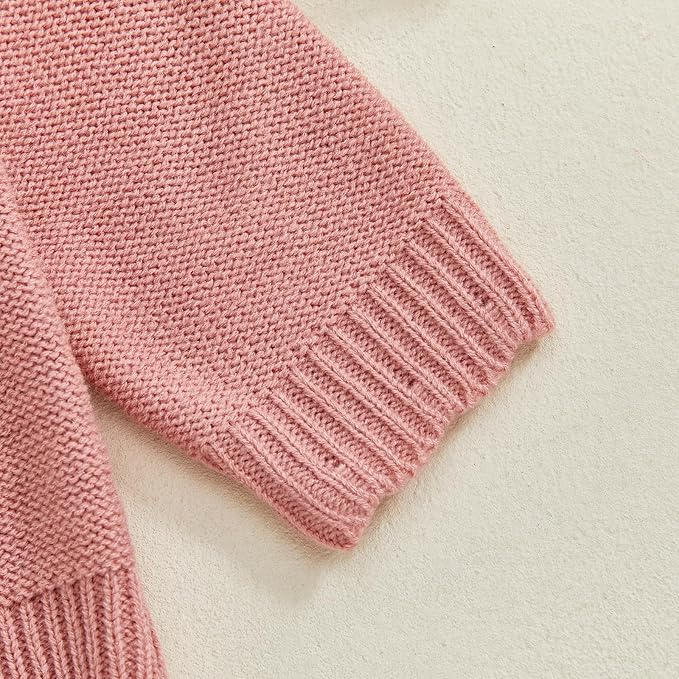 Baby Girl Cardigan Sweater Long Sleeve Button Up Knit Sweatshirt Jacket Toddler Baby Girl Fall Outfits