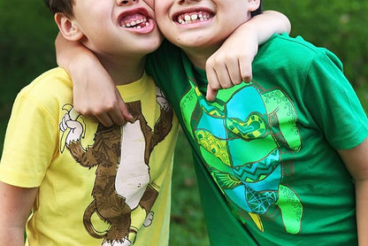 Become a Land Animal or Character Super Soft Short Sleeve Tee for Baby, Infant + Toddler (0/6M-6T)