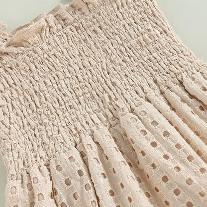 Newborn Baby Girl Bodysuit Sleeveless Halter Frill Romper One-piece Jumpsuit with Headband Summer Clothes Set