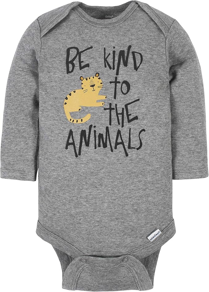 Gerber Baby Boys 6-pack Long-sleeve Onesies Bodysuit