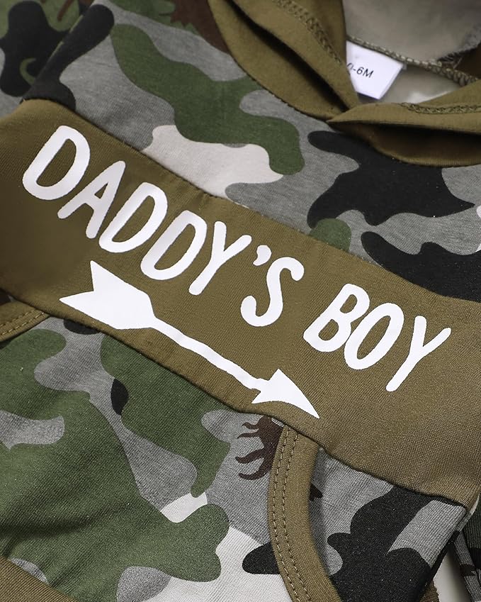 Toddler Baby Boy Clothes Infant Newborn Boy Outfit Long Sleeve Hoodie Sweatshirt Pants Fall Winter Clothes Set