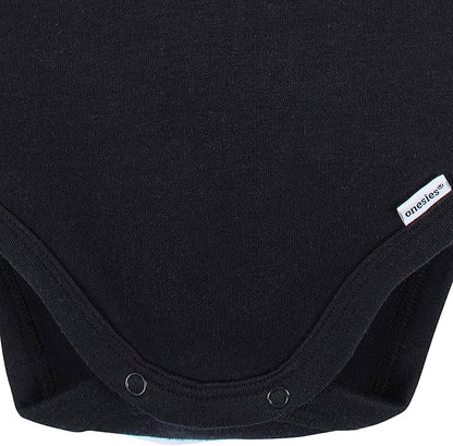 Gerber Unisex Baby Long Sleeve Solid Onesies Multi-pack Interlock 180 Gsm