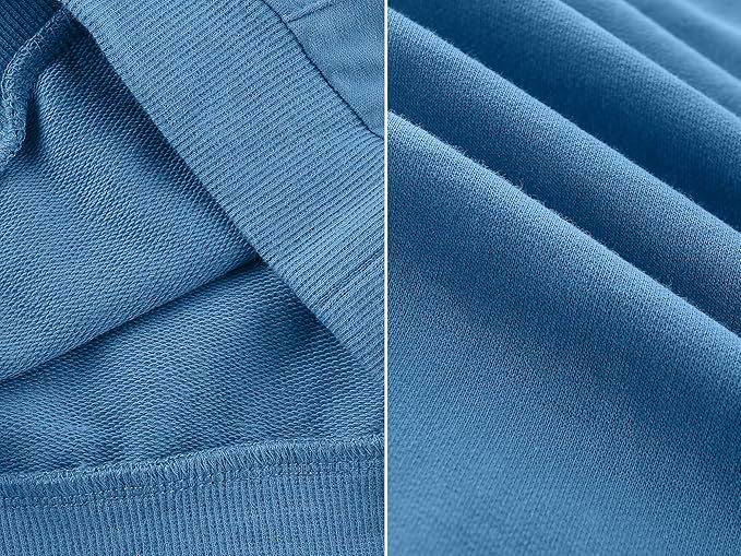 Fullfamous Baby and Toddler Boys 100% Cotton 2 Piece Long Sleeve Sweatshirt and Sweatpant Jogger Pants Set Newborn-4T