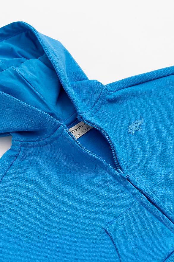 monica + andy Sporty Sweatsuit, 100% Organic Cotton Clothes for Boys & Girls, Outfit Sizes For Kids, Toddler & Infant