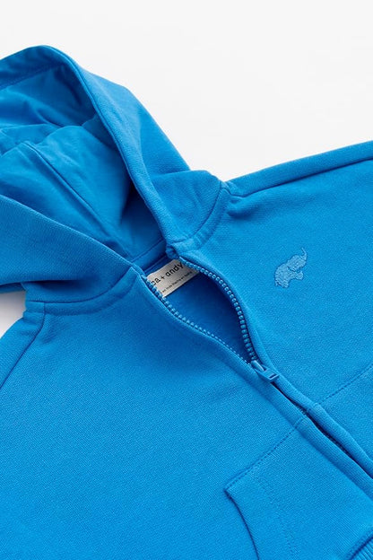 monica + andy Sporty Sweatsuit, 100% Organic Cotton Clothes for Boys & Girls, Outfit Sizes For Kids, Toddler & Infant