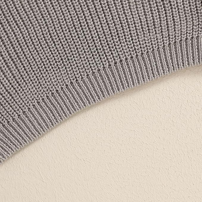 Newborn Baby Boy Girl Knit Sweater Long Sleeve Solid Winter Warm Sweatshirt Top Outfit Infant Toddler Fall Clothes