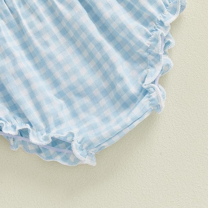 Mubineo Baby Girl Summer Clothes Cute Ruffle Tops Dress Shorts Outfits Set Infant Toddler Shrit Bloomers Princess Outfit