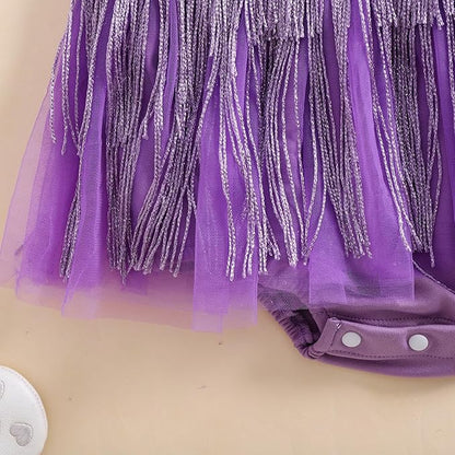 Sasaerucure Infant Baby Girl Summer Outfits Sleeveless Dress Romper Lace Tutu Onesie One Piece Ruffle Bodysuit