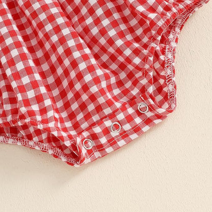 Newborn Baby Girl Bodysuit Sleeveless Halter Frill Romper One-piece Jumpsuit with Headband Summer Clothes Set