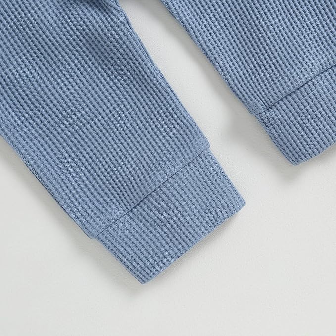 Murnouche Toddler Baby Boy Fall Winter Outfits Letter Crewneck Sweatshirt Casual Pants 2Pcs Clothes Set