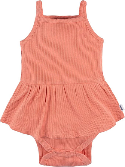 Gerber Baby Girls Multi-Pack Sleeveless Onesies Bodysuit