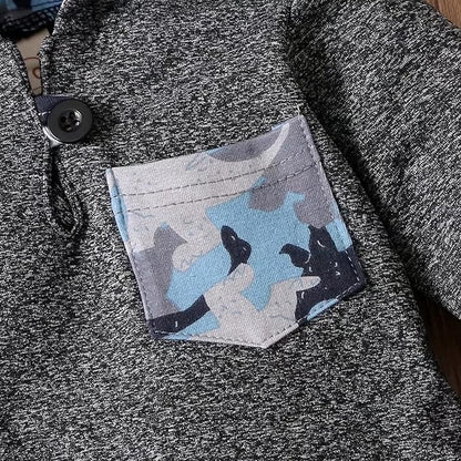 Baby Boy Clothes Infant Hoodie Tops Outfit Long Sleeve Sweatshirt Plaid Pants 2pcs Set 0-36 Months