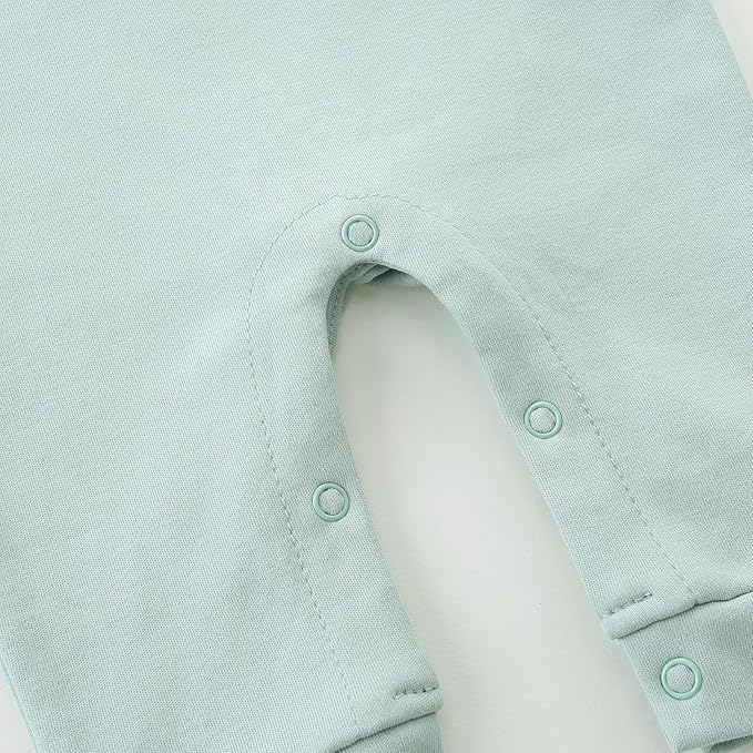 Unisex Baby Onesie, Long Sleeve 100% Cotton Baby Clothes, Baby Footless Jumpsuit