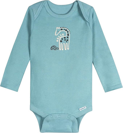 Onesies Brand, Unisex Baby, 6-Pack Long Sleeve Bodysuits