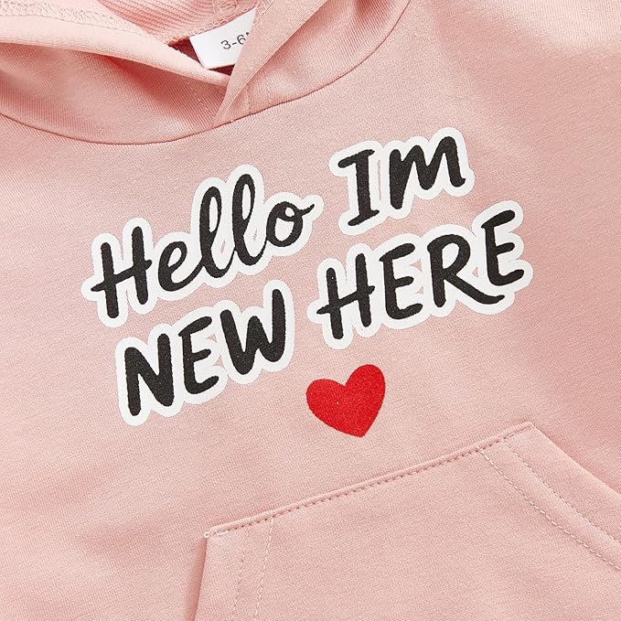 Thorn Tree Baby Boy Valentines Outfit Hooded Sweatshirt Bubble Romper Newborn Sweater Infant Onesie Hoodie