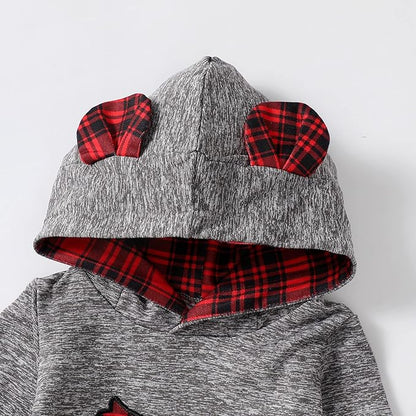 Toddler Baby Boy Clothes Infant Newborn Boy Outfit Long Sleeve Hoodie Sweatshirt Pants Fall Winter Clothes Set