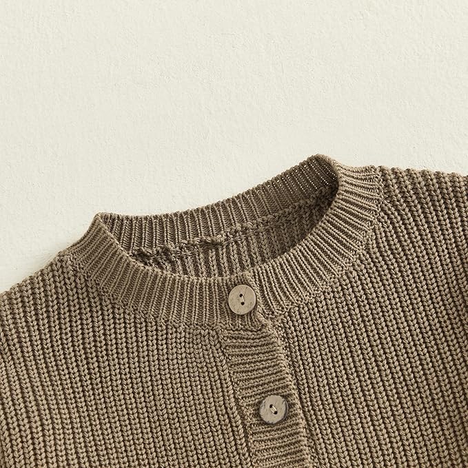 Baby Girl Cardigan Sweater Toddler Goose Embroidered Button Down Knit Sweaters Fall Winter Knitwear Jacket Clothes