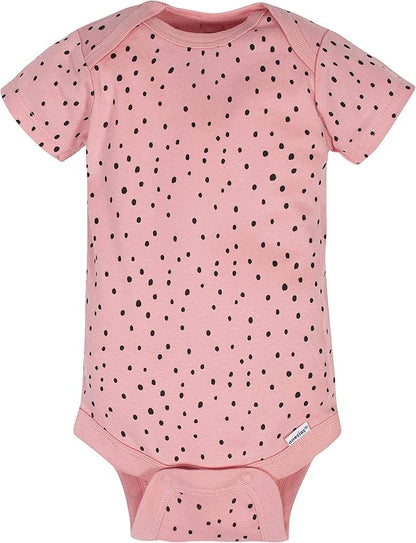 Gerber baby-girls 8-pack Short Sleeve Onesies Bodysuits
