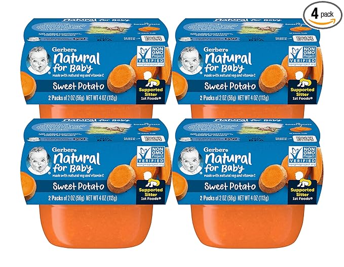 Gerber Natural for Baby 1st Foods Baby Food Tubs (Sweet Potato)