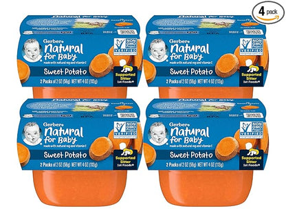 Gerber Natural for Baby 1st Foods Baby Food Tubs (Sweet Potato)