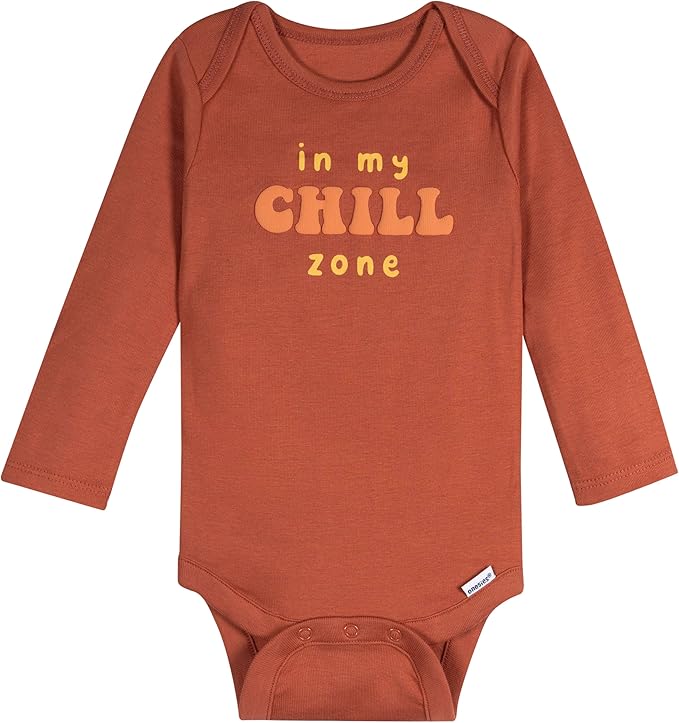 Onesies Brand, Unisex Baby, 6-Pack Long Sleeve Bodysuits