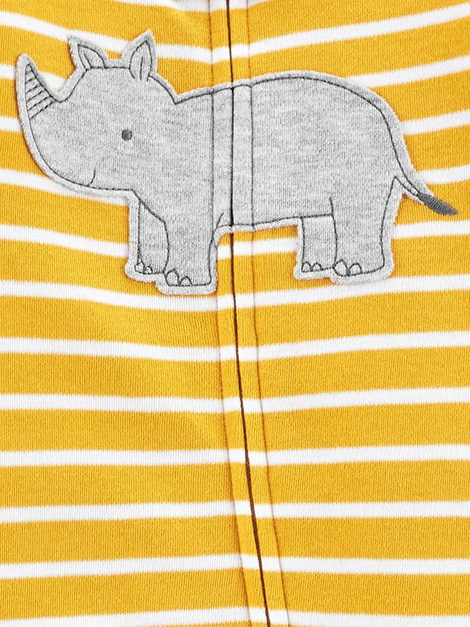 Simple Joys by Carter's baby-boys 2-way Zip Thermal Footed Sleep and Play, Pack of 2