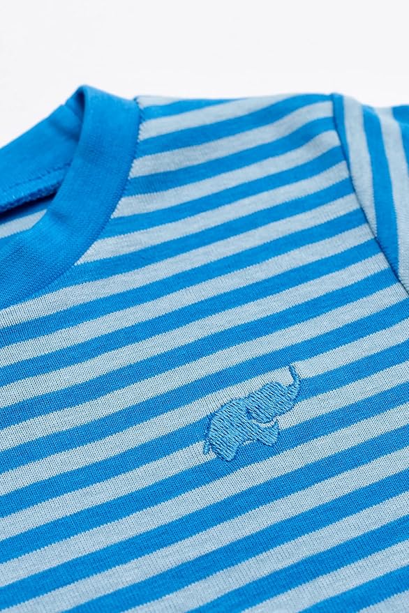 MONICA + ANDY baby-boys Organic Two-piece Shorty Pajama Set