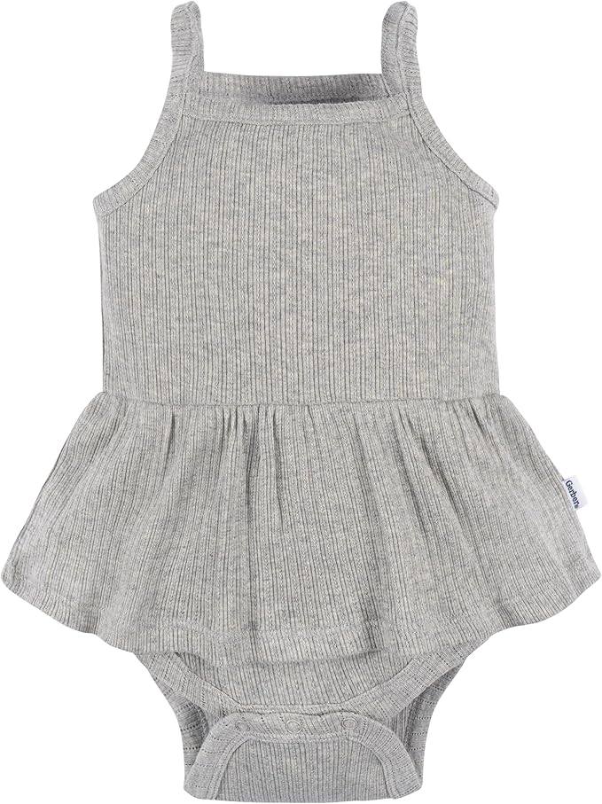 Gerber Baby Girls Multi-Pack Sleeveless Onesies Bodysuit