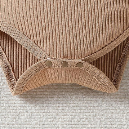 ChuYuKu Baby Girls Newborn Long Sleeve Romper Infant Winter Clothes Floral Pants Outfits with Headband & Mittens 0-6M