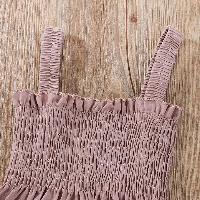 Newborn Baby Girl Bodysuit Sleeveless Halter Frill Romper One-piece Jumpsuit with Headband Summer Clothes Set