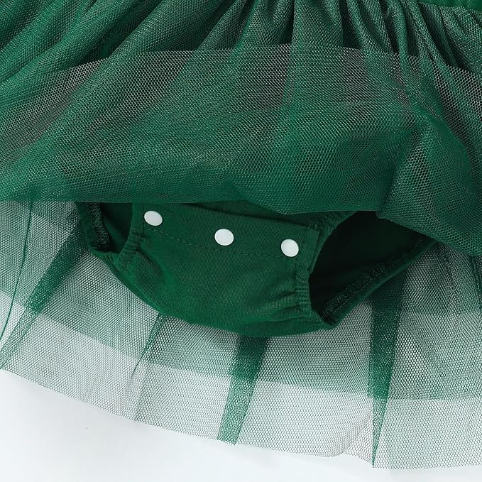 Baby Girl Clothes Infant Ruffle Sleeve Romper Dress Newborn Solid Tutu Skirt Sets Jumpsuit Headband Outfit