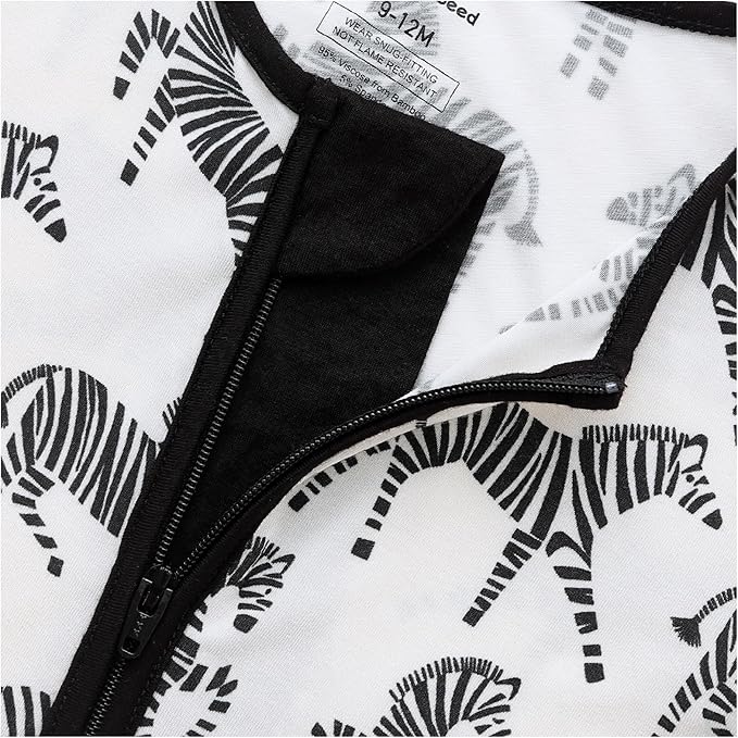 Unisex Infant Neutral Zipped Footies, Viscose from Bamboo 2-Way Zipper Romper Outfit, 0-24 Months One-piece Jumpsuit