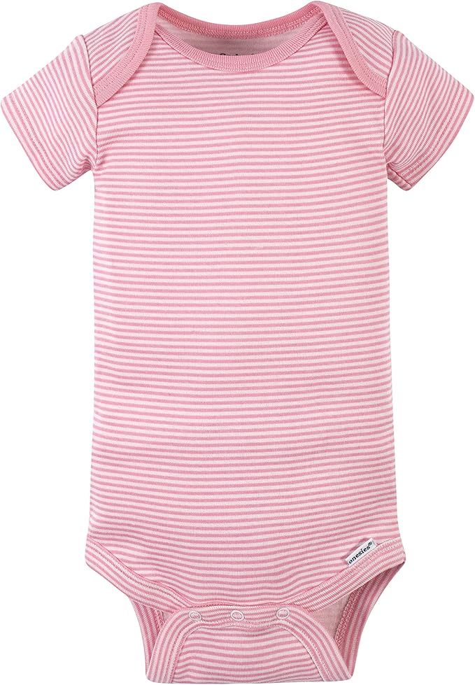 Gerber baby-girls 8-pack Short Sleeve Onesies Bodysuits