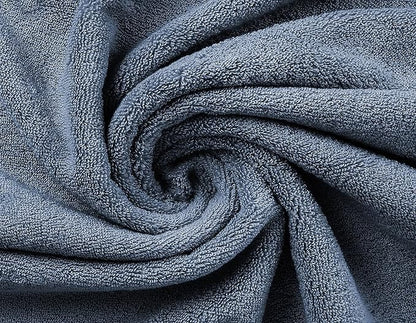 Delara Organic Cotton Luxuriously Plush Washcloths Pack of 6 | GOTS & Oeko-TEX Certified | Premium Quality Face Towels | Feather Touch Technology|650 GSM Long Staple|Soft, Quick Dry & Ultra-Absorbent