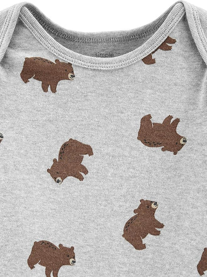 Simple Joys by Carter's unisex-baby 3-pack Neutral Cotton Sleeper Gown