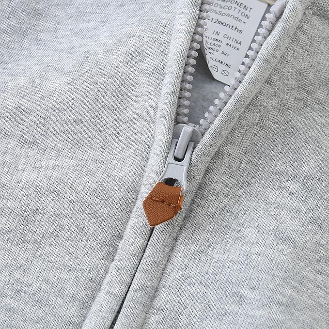 Baby Girls Boys Warm Adorable Hooded Zip Coat for Fall Spring Outerwear 3-24M Kids Jacket